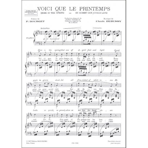 Voici Que Le Printemps...